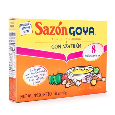 SAZON GOYA CON AZAFRA 1.41 OZ – Disfruta1063