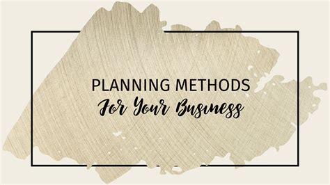 Image result for Business Management Planning Method