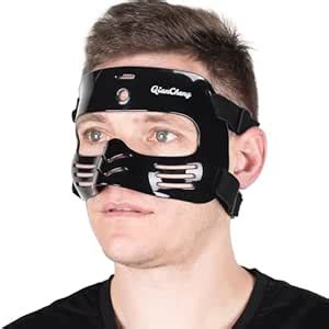 Qiancheng Nose Guard Face Shield, Protective Face Mask L2 Black with ...