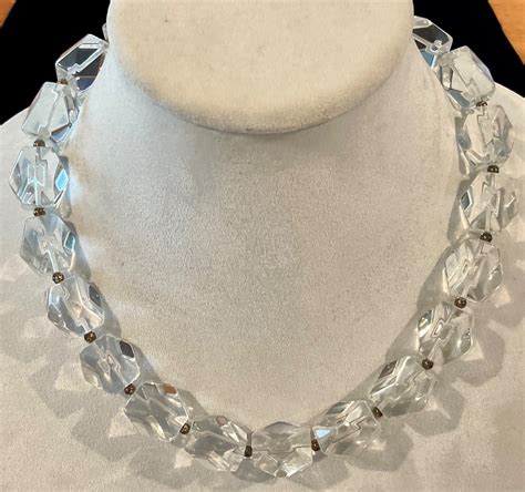 PV ITALY PAOLA VALENTINI HEAVY QUARTZ NUGGET 925 NECK… - Gem