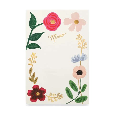 Wildflowers Memo Pad – The Paper Company India