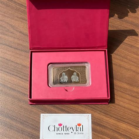 Two Elephant Dollar Silver Coin 10gm – 999 Purity – Chotteylal and Sons