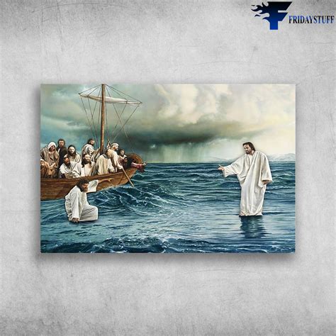 Jesus Christ Walking On Water - FridayStuff