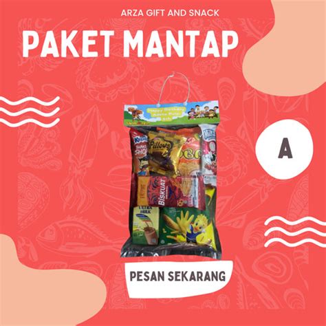 Jual PAKET SNACK BINGKISAN ULANG TAHUN ANAK - PAKET MANTAP A - Kab ...
