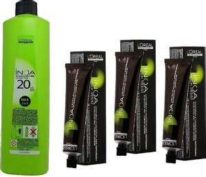 L'Oréal Paris Paris Inoa Color No. 4.2 (Extra Burgundy Brown) with ...