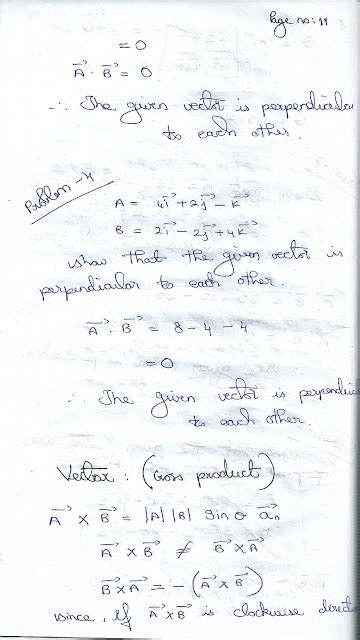 Electromagnetic Theory - Parallel vectors and Perpendicular vectors ...
