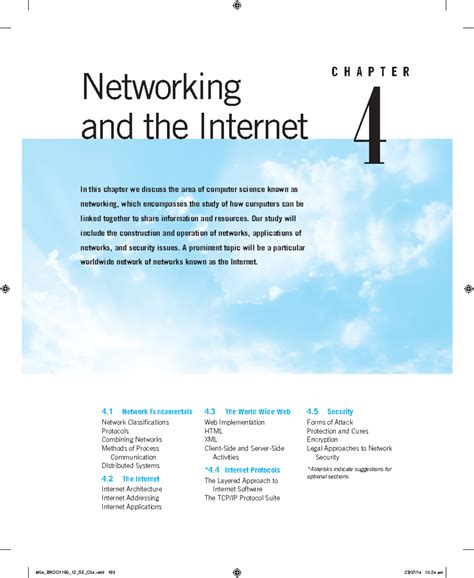 Networking and the Internet: Chapter 4 Overview (CS M04) - Studocu
