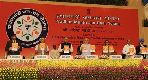 PM launches Pradhan Mantri Jan Dhan Yojana