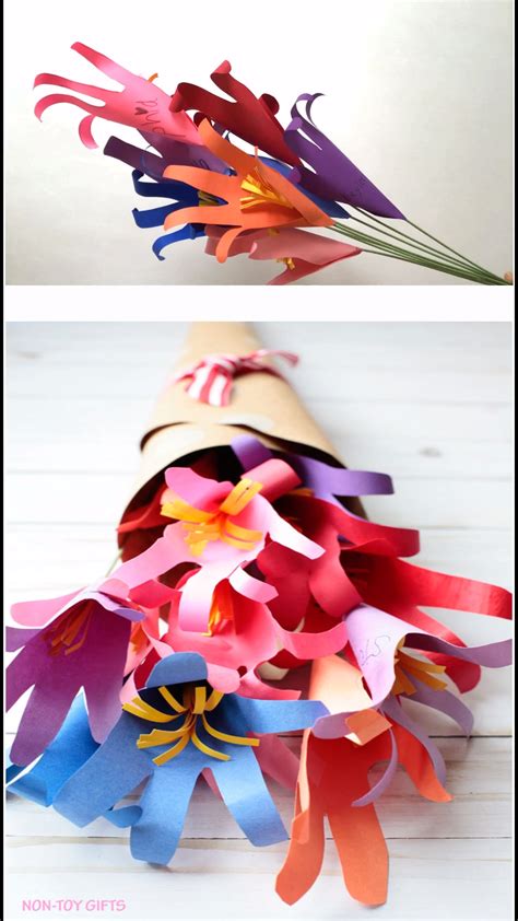 Handprint flower bouquet easy kid craft for teachers or mother s day ...