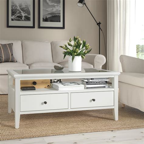 IDANÄS coffee table, white, 107x55 cm (421/8x215/8") - IKEA