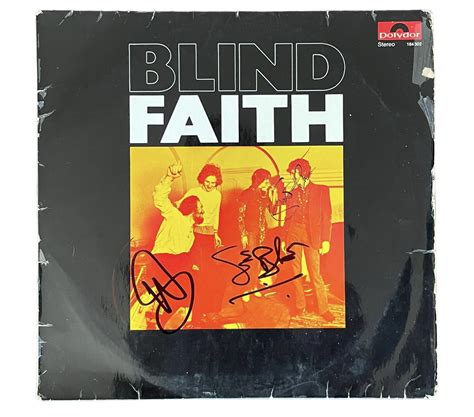 Blind Faith and Eric Clapton Signed Vinyl LP - CharityStars