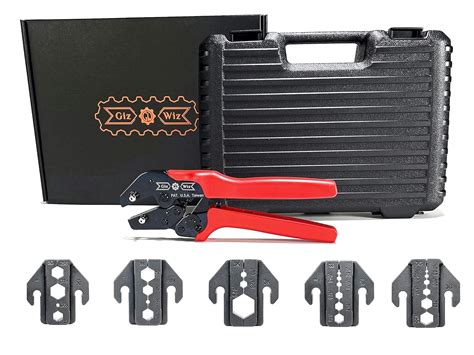 Buy GIZWIZ Ergonomic RF Coax Quick Change Portable Crimp Tool Kit 5 ...