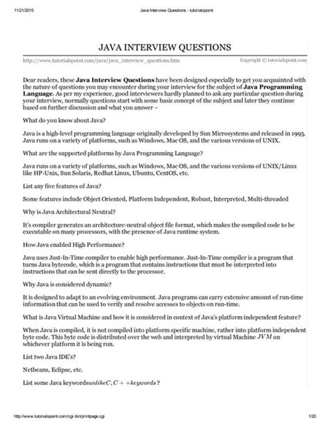 Image result for Java Interview Questions PDF