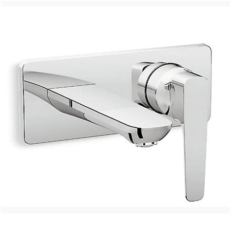 Kohler Wall Mounted Basin Mixer Aleo Plus K-5684IN-4ND-CP - Chrome on ...