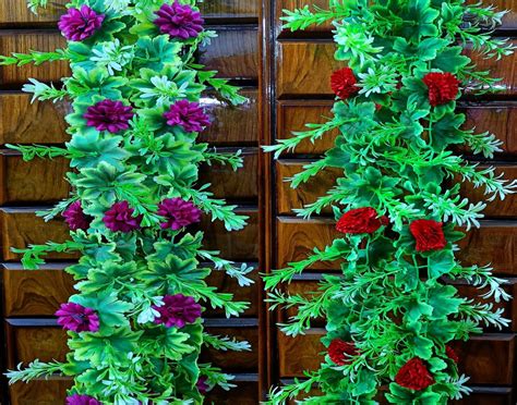 Buy Dynamic Retail Global Artificial Hanging Flowers Plant Garlands ...