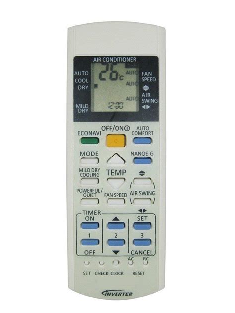 Buy REMOTEX AC Remote No. 29B Compatible for Panasoni Inverter AC ...