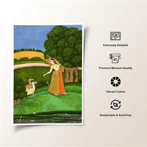 Todi Ragini from a Ragamala Series: Buy Classical Indian Miniature ...
