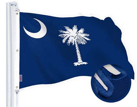 G128 South Carolina SC State Flag | 6x10 Ft | StormFlyer Series ...