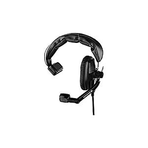 Telex PH-1 Single-Sided Full Cushion Headset with 4-Pin XLR Female ...
