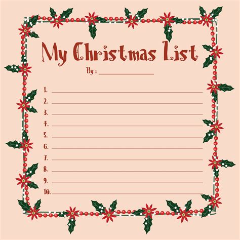 List Free Printables - Printablee