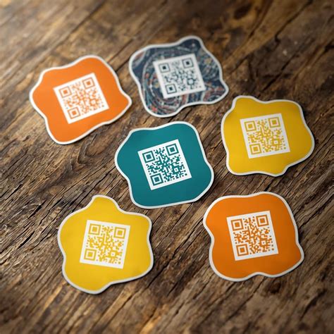 Custom QR Code Stickers - Professional Designs