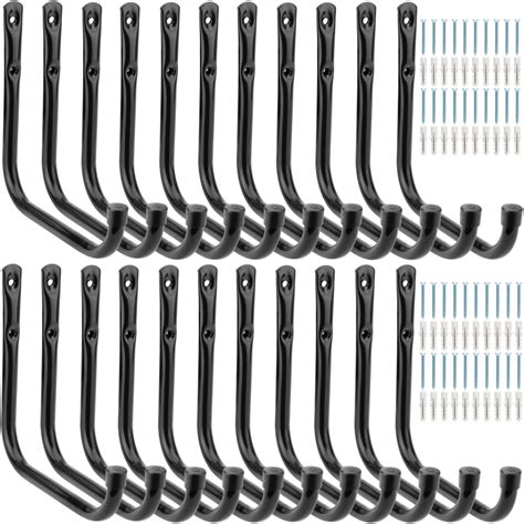Vahodegn 20Pcs Heavy Duty Garage Storage Hooks, 6.7 Inches Garage Wall ...