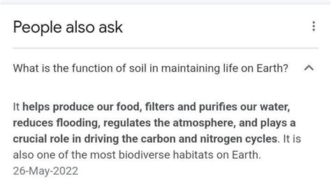 3. What is the function of soil in maintaining life on Earth? - Brainly.in