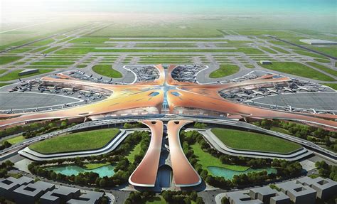 北京大兴国际机场的建筑高清图片下载-正版图片501414592-摄图网