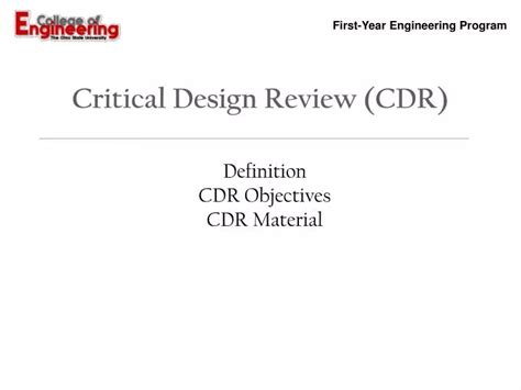 Image result for CD-R Review Presentation