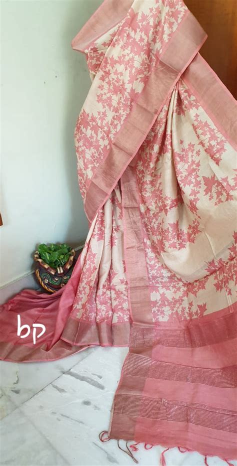 Tussar Silk Sarees - Shop Designer Tussar Silk Sarees Online @ best ...