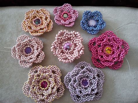Bead Flowers Designs at Sarah Alanson blog