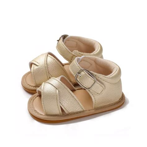 Georgia Soft Sole Sandals - Gold – Little Charlie