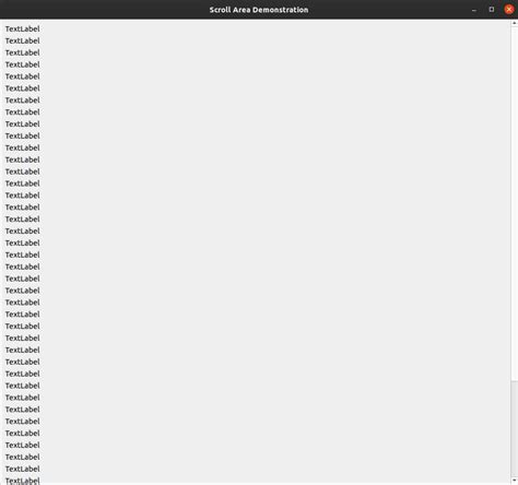 Image result for QScrollArea Python