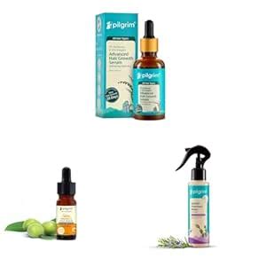 Buy Pilgrim Hair Growth Serum 30ml with Redensyl, Anagain & Baicapil ...