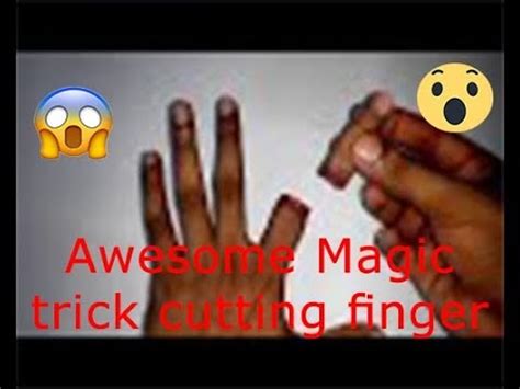 Image result for Cut Finger Tutorial Magic