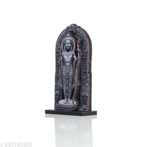Ram Lalla ayodhya Idol Premium Wood Statue for Home Decoration – Springkart