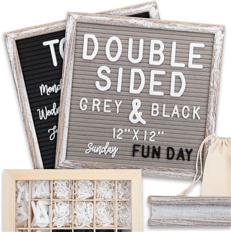 Letter Board 12x12 Rustic Double Sided India | Ubuy