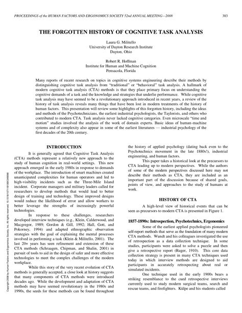 Image result for Cognitive Task Analysis