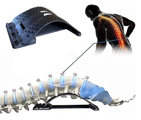 AHCS Acupressure Back Stretcher Lumbar Support Lower Pain Relief ...