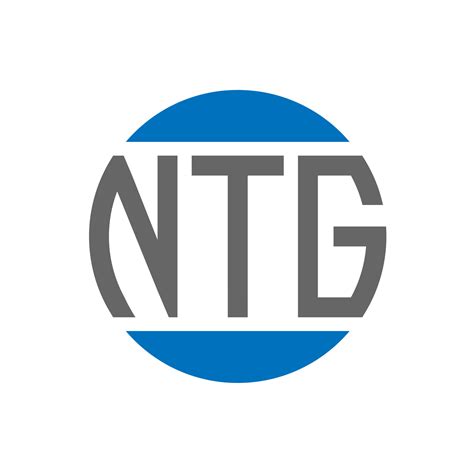 NTG letter logo design on white background. NTG creative initials ...