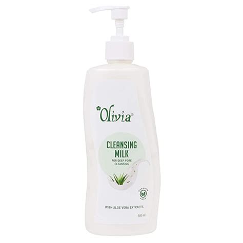 Buy Olivia Natural Skin Care Aloevera Cleansing Milk 500ml Premium ...