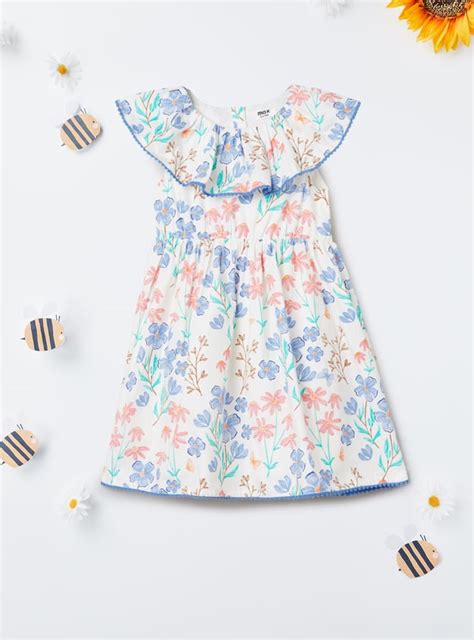 Buy Girls Floral A-line Dress Online at just Rs. 699.0 - 1000015580753 ...