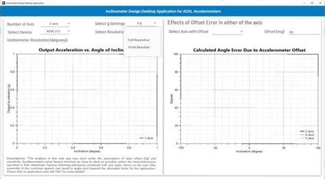 Inclinometer Design Desktop Application [Analog Devices Wiki]