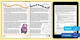 Titanic Reading Passage with Questions | ELA | Twinkl USA