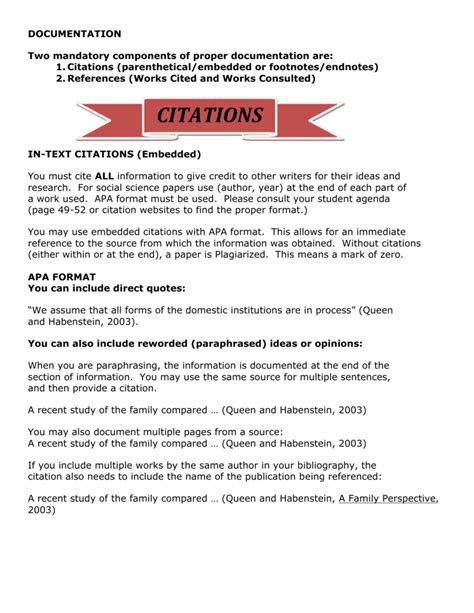 Image result for APA Format Works Cited