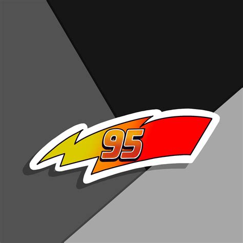 Lightning Mcqueen Lightning Bolt Decal