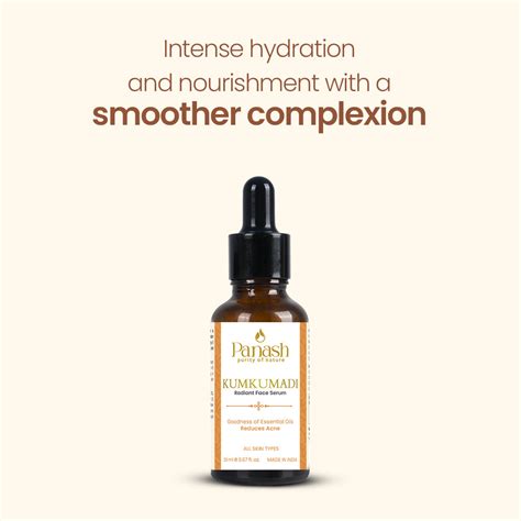 Buy Kumkumadi Face Serum for Brightening & Skin Repair – Panash Wellness