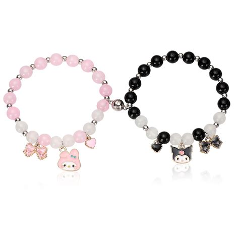 Buy Venzina® Friendship Bracelet for Girls and Women Kuromi Matching ...