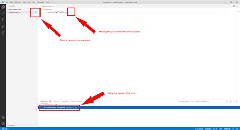 Image result for Visual Studio Code HelloWorld JavaScript